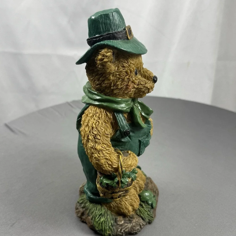 Vintage Leprechaun St. Patrick's Day‎ Resin Teddy